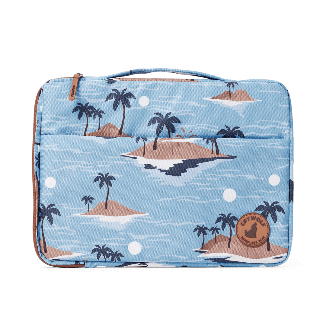 Crywolf Laptop Sleeve 13" - Blue Lost Island