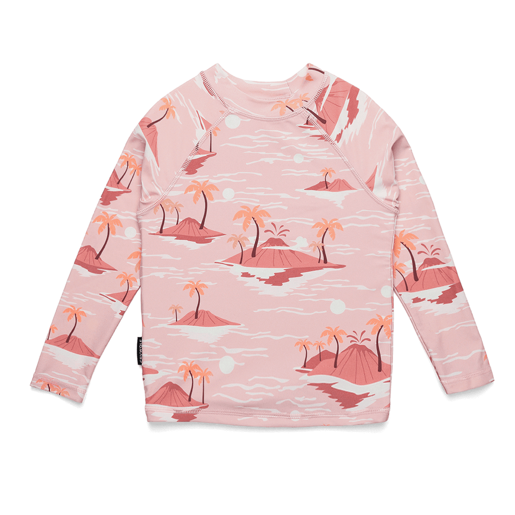 Crywolf Rash Vest - Sunset Lost Island