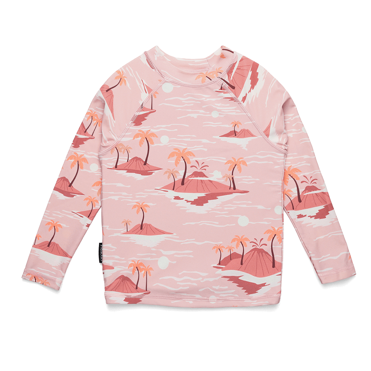 Crywolf Rash Vest - Sunset Lost Island