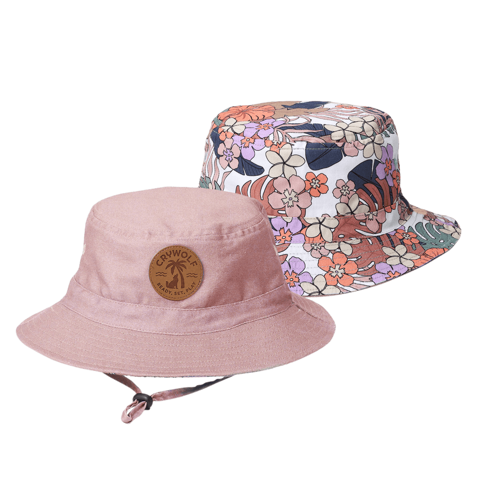 Crywolf Reversible Bucket Hat - Tropical Floral
