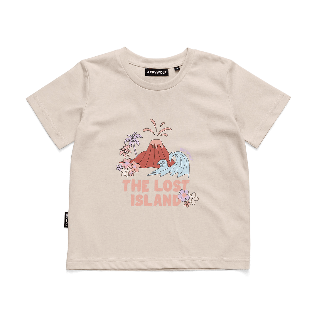 Crywolf Lost Island T-Shirt - Stone