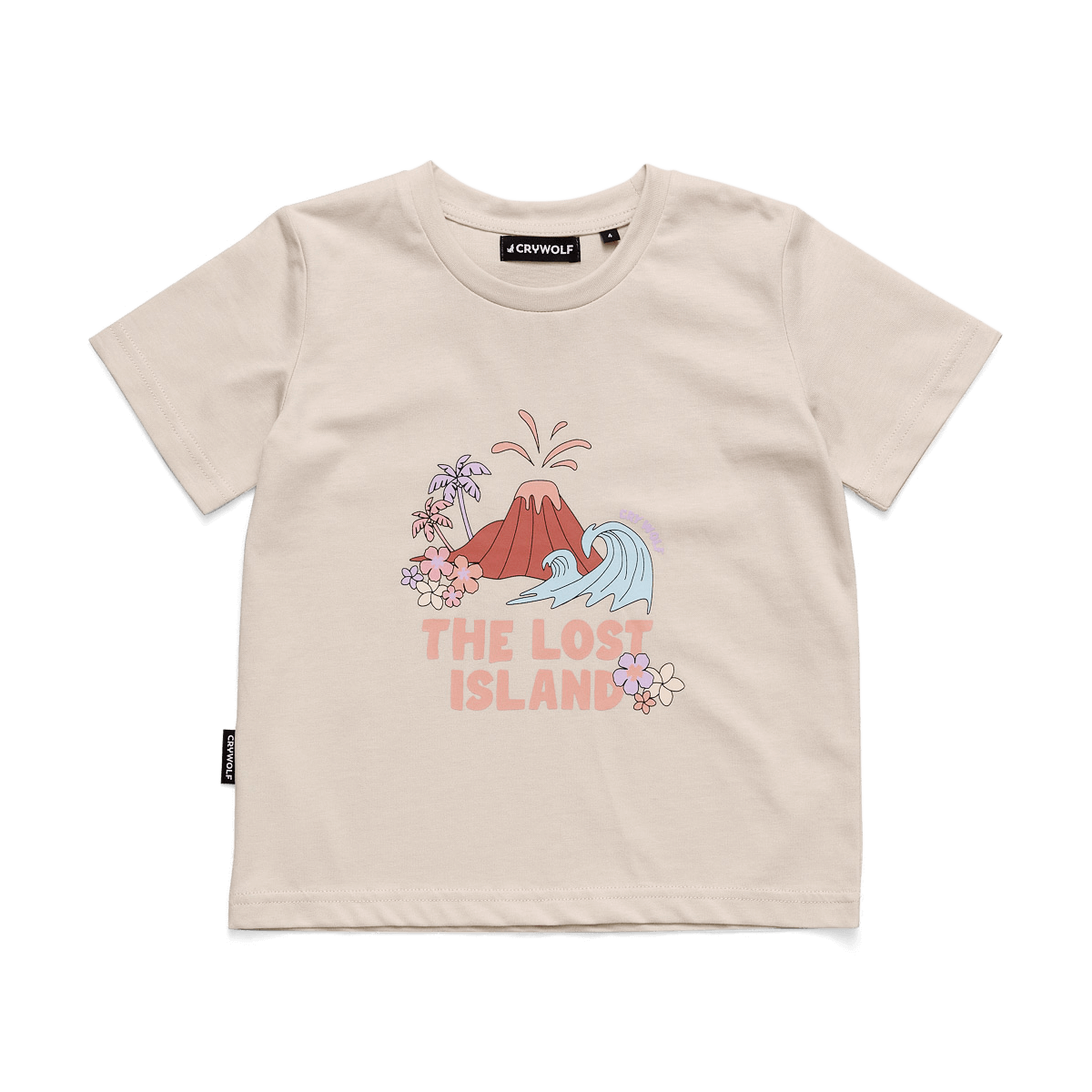 Crywolf Lost Island T-Shirt - Stone