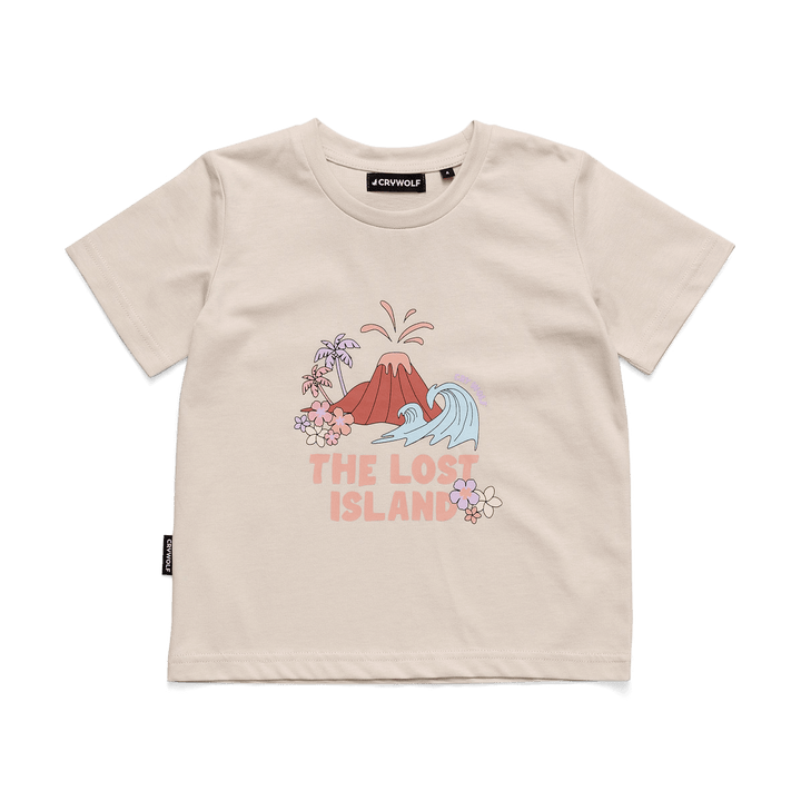 Crywolf Lost Island T-Shirt - Stone