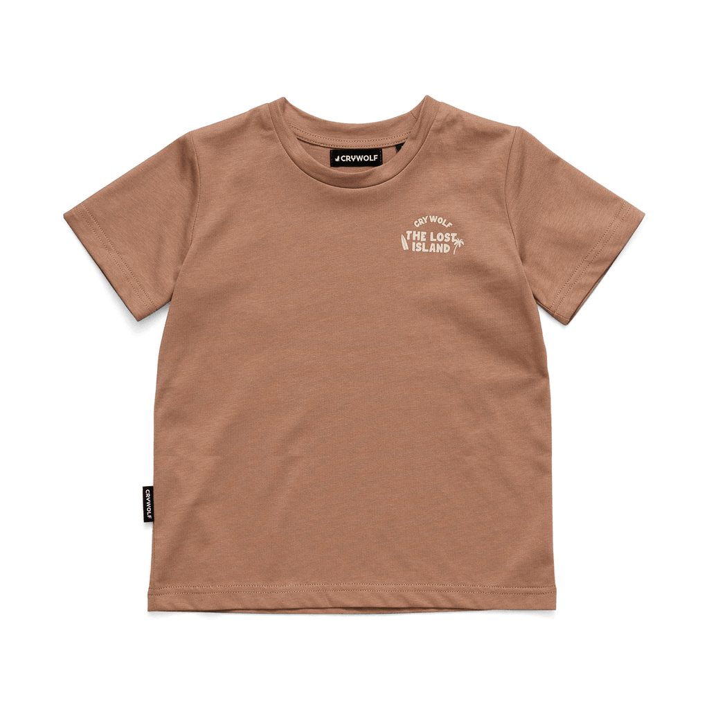 Crywolf Lost Island T-Shirt - Tan