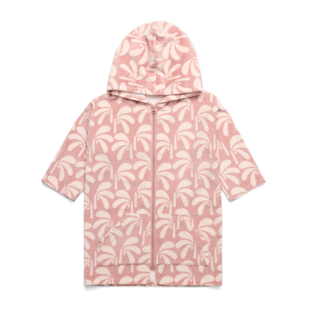Crywolf Everywhere Zip-Up Towel - Blush Palms