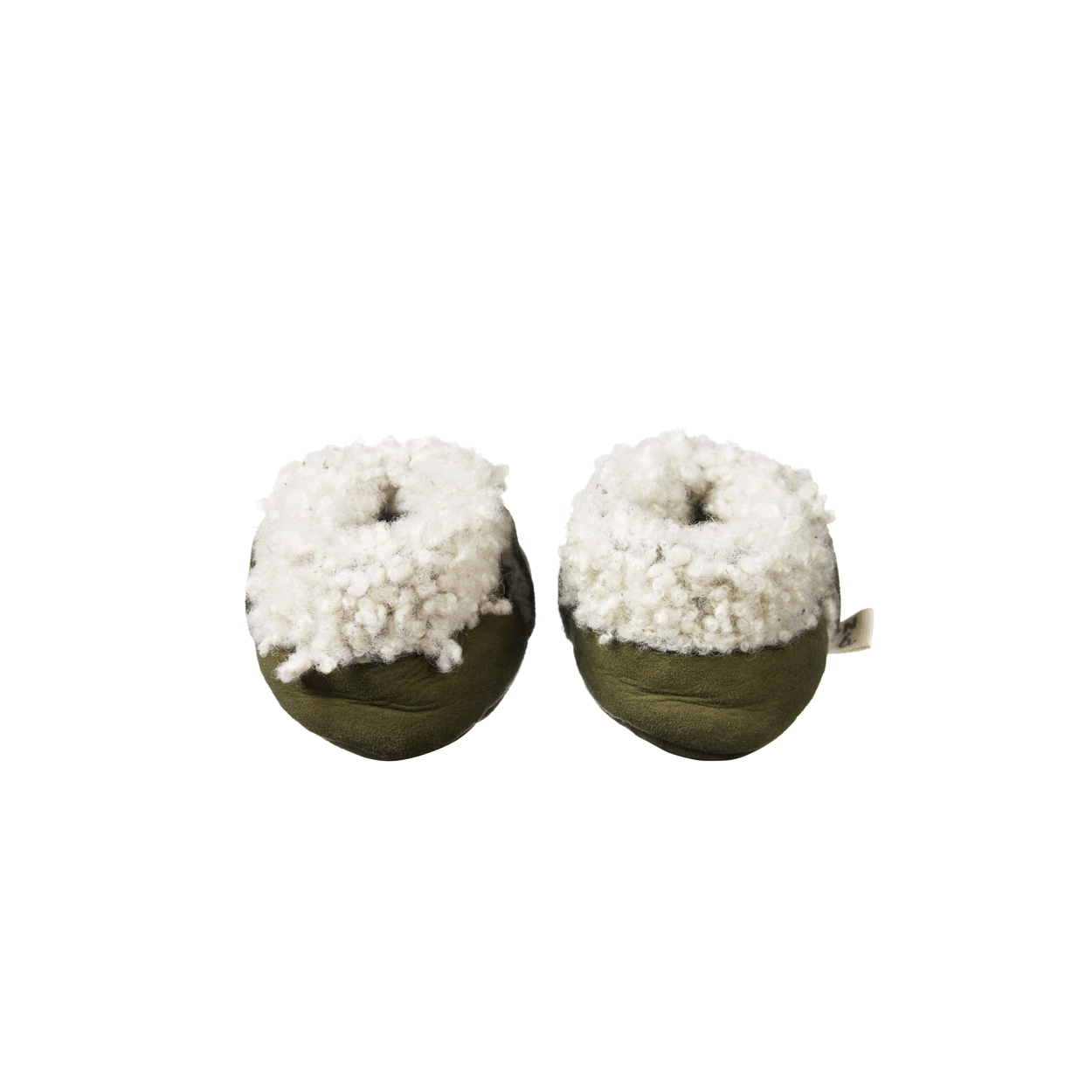 Nature Baby Lambskin Booties - Cypress