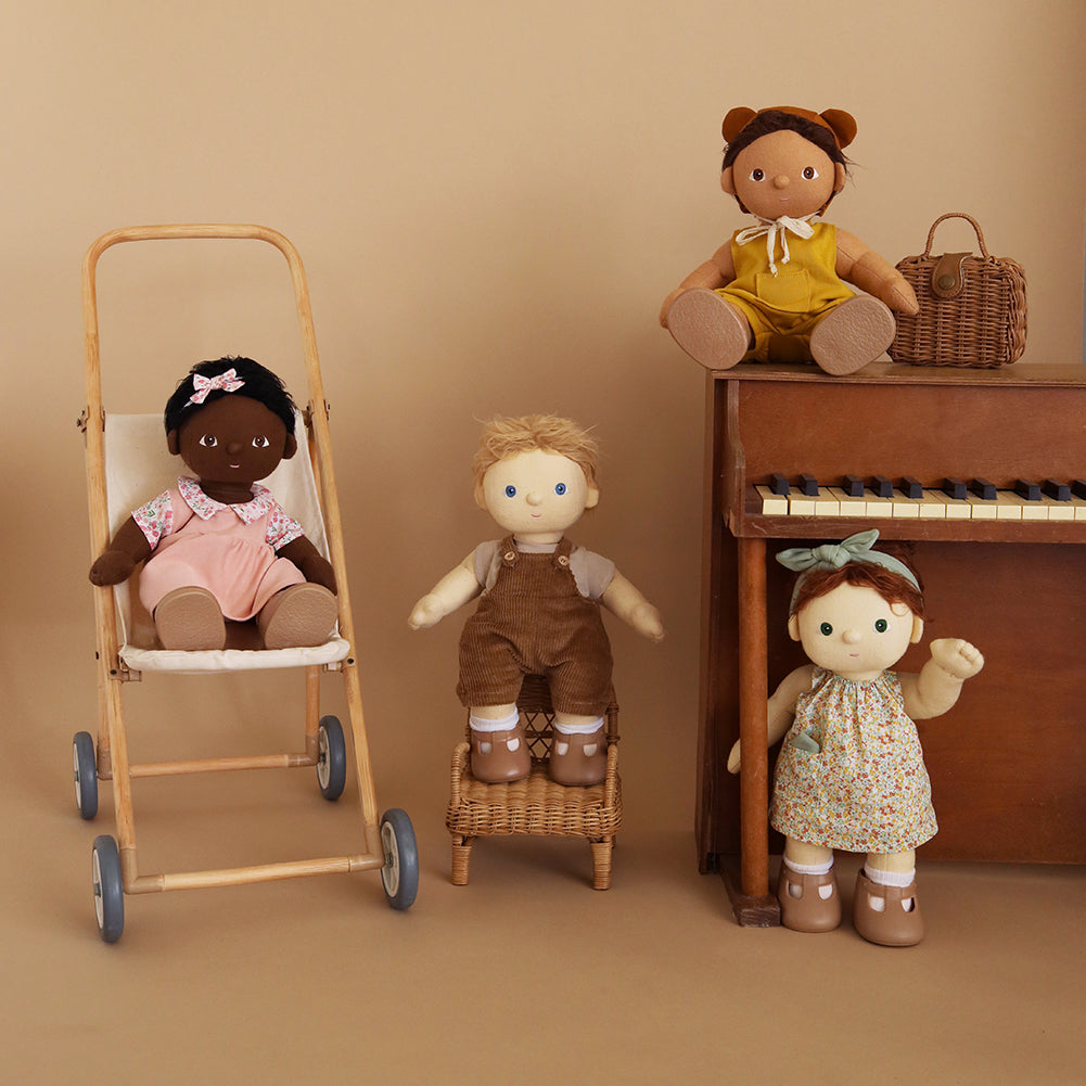 Olli Ella Dinkum Doll Overall Set - Esa