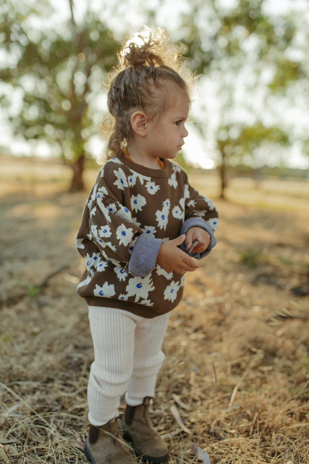 Grown Organic Ribbed Leggings - Pink Salt