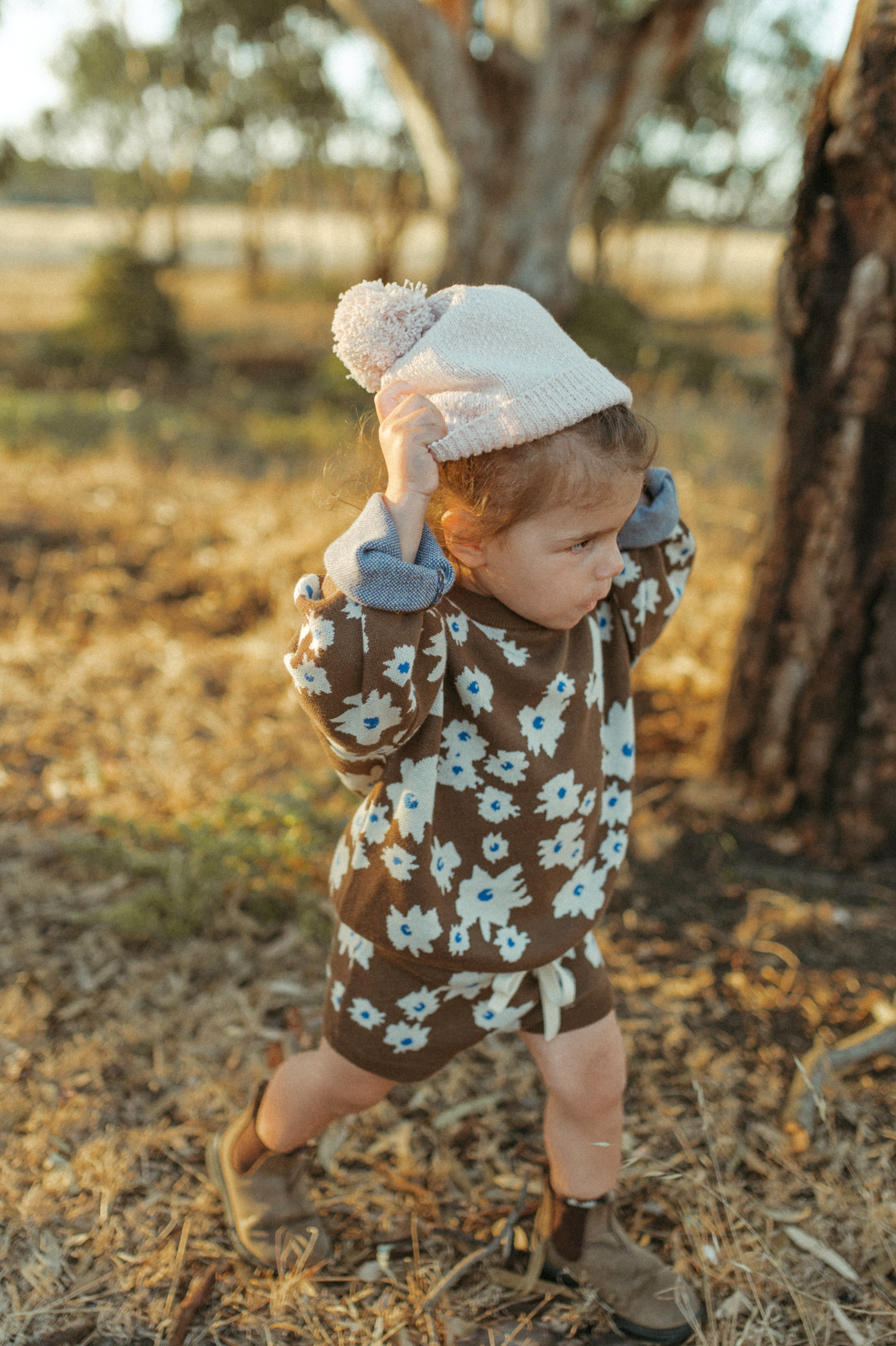 Grown Organic Knit Bloomers - Petal
