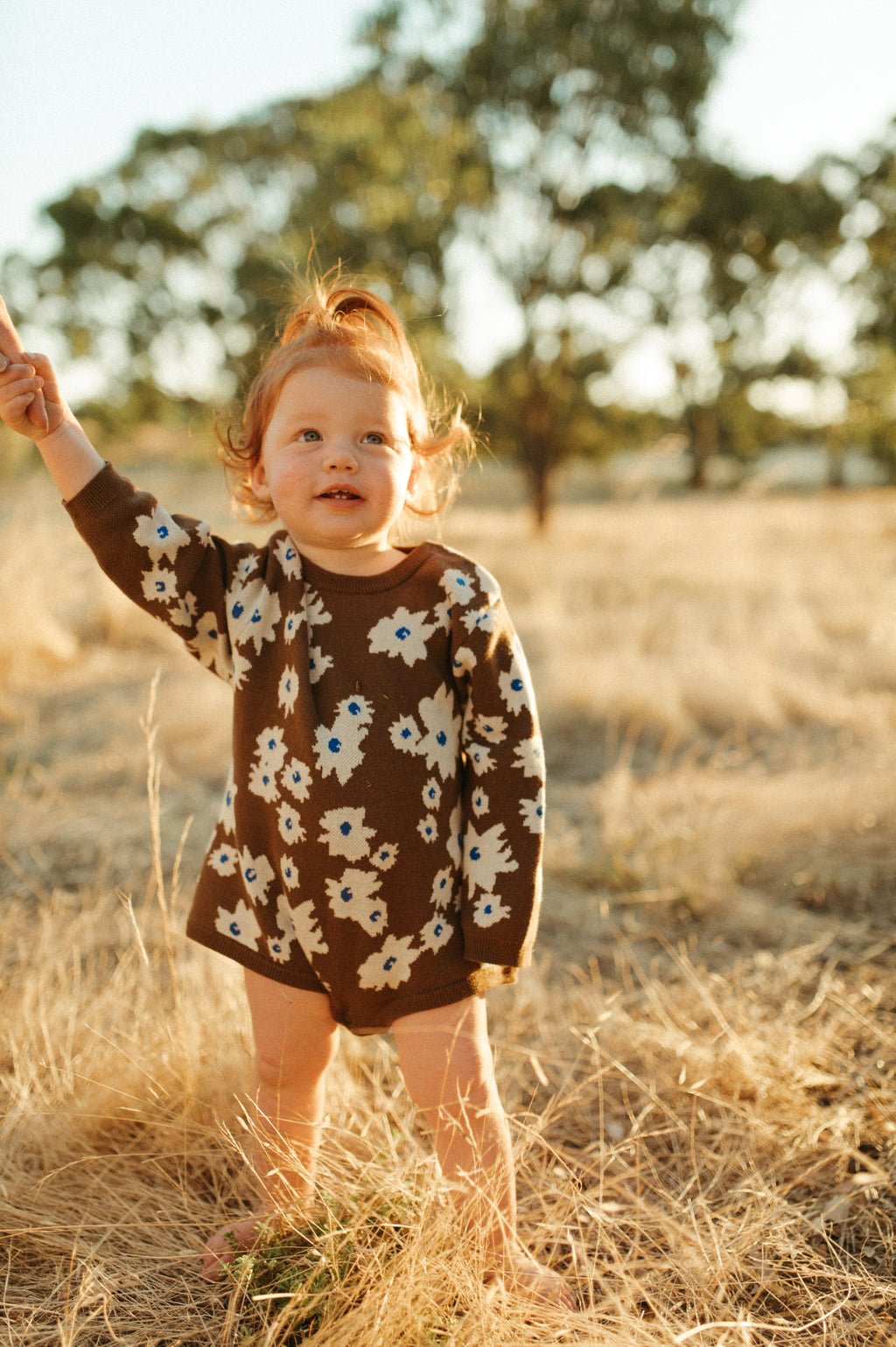 Grown Organic Knit Romper - Petal