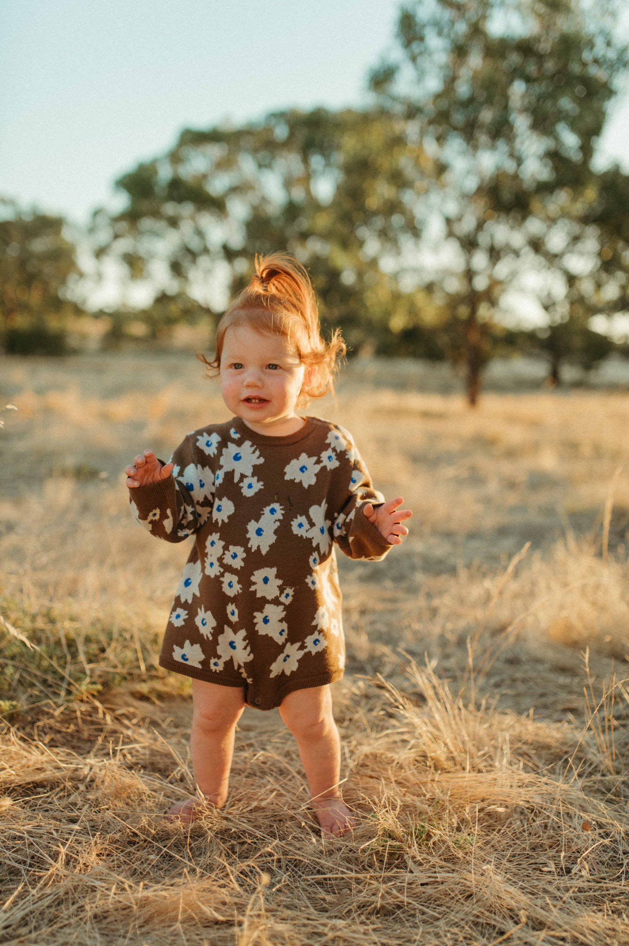 Grown Organic Knit Romper - Petal