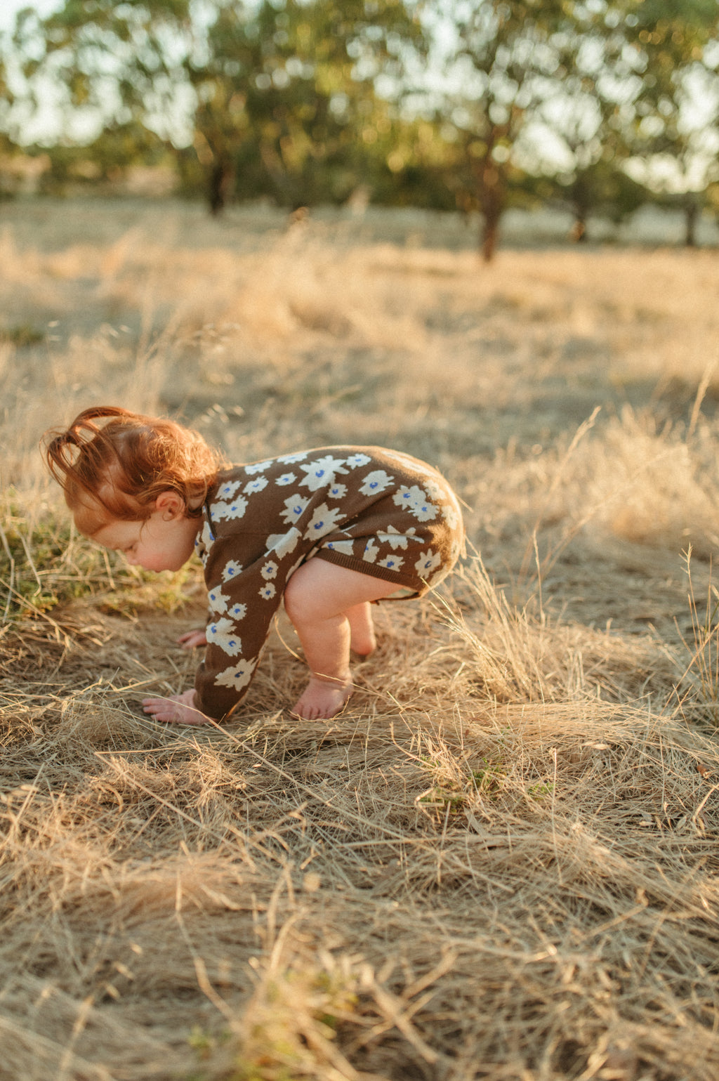 Grown Organic Knit Romper - Petal