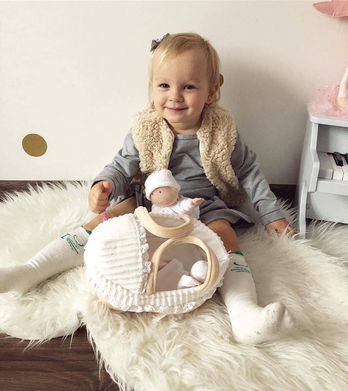 Grace Baby Doll in Carry Cot