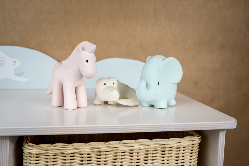 Tikiri Rubber Marshmallow Animal Set