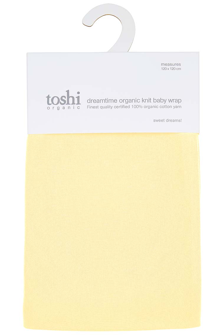 Toshi Dreamtime Organic Knit Wrap - Buttercup