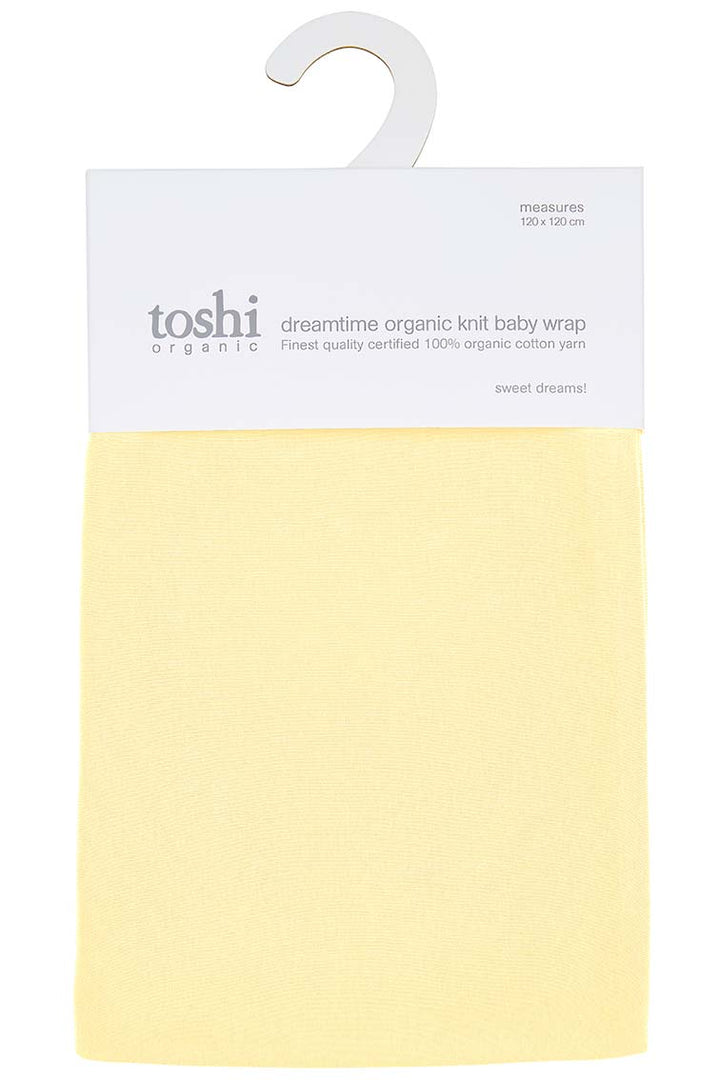 Toshi Dreamtime Organic Knit Wrap - Buttercup