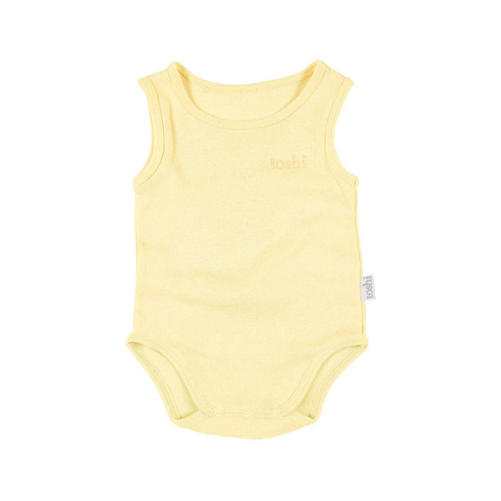 Toshi Dreamtime Organic Singlet Onesie - Buttercup