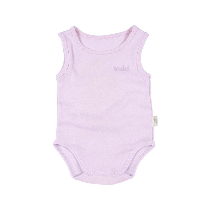 Toshi Dreamtime Organic Singlet Onesie - Lavender