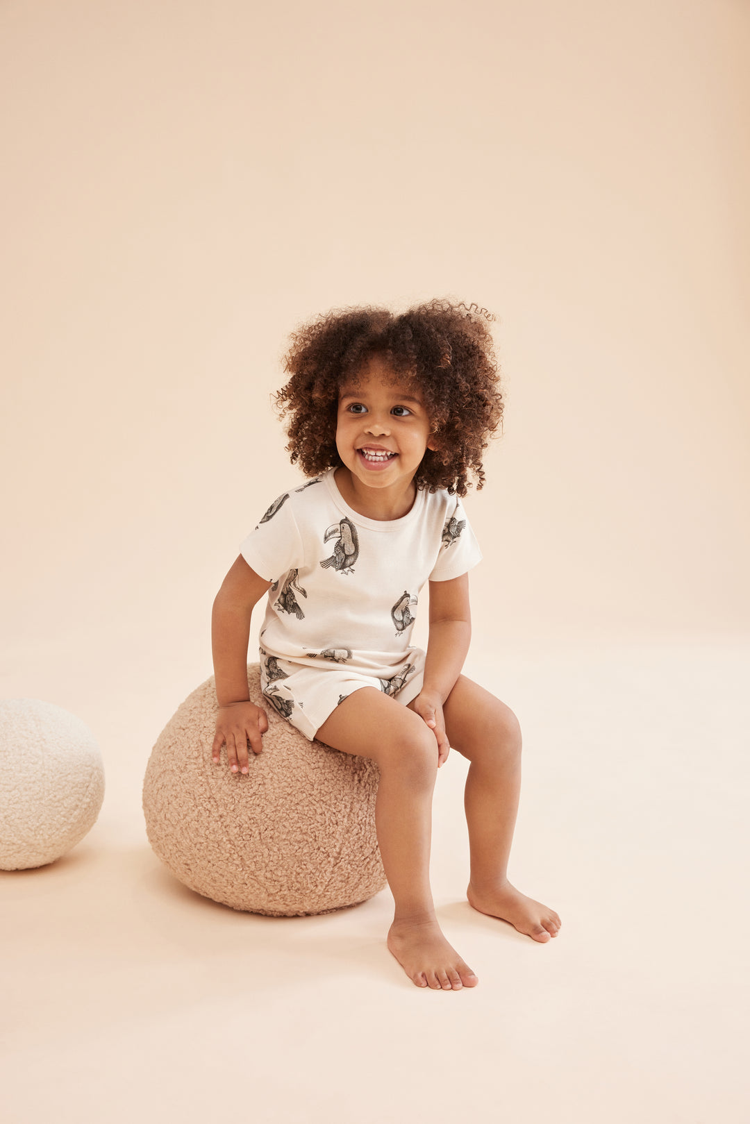 Wilson & Frenchy Organic Rib Short Sleeve Pyjamas - Tommy Toucan