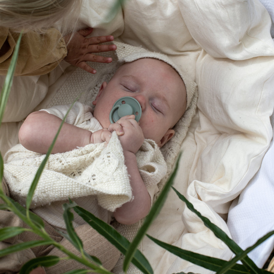 De Lux Silicone Pacifier 2 Pack - Nordic Mint/Island Sea