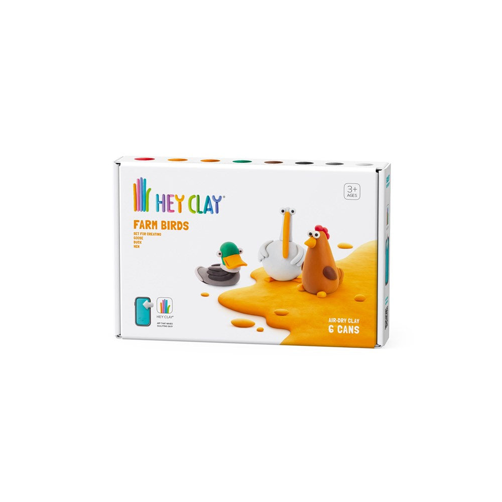 Hey Clay - Farm Birds Set Medium