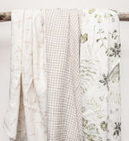 Baby Swaddle - Cocoa Gingham