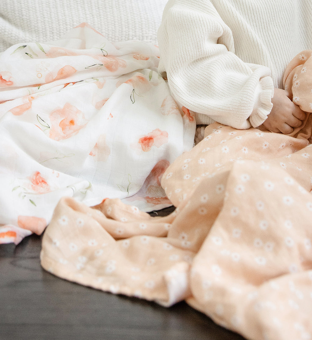 Baby Swaddle - Daisies