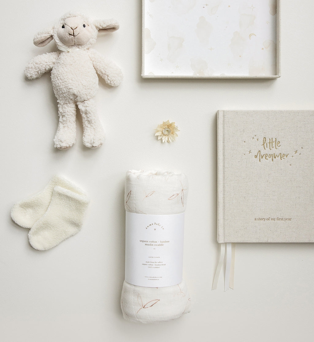 Baby Swaddle - Olive Branch