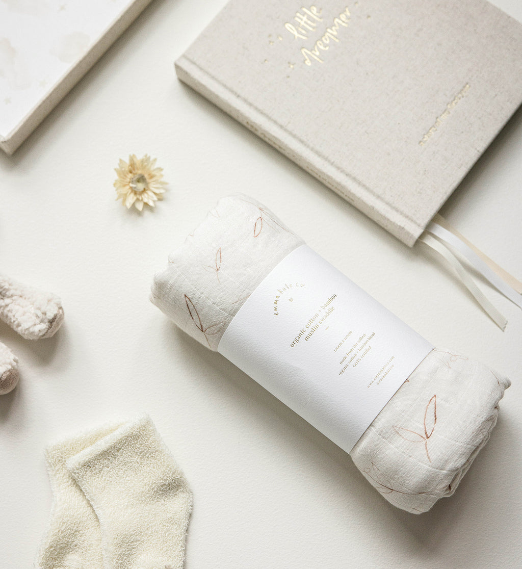 Baby Swaddle - Olive Branch