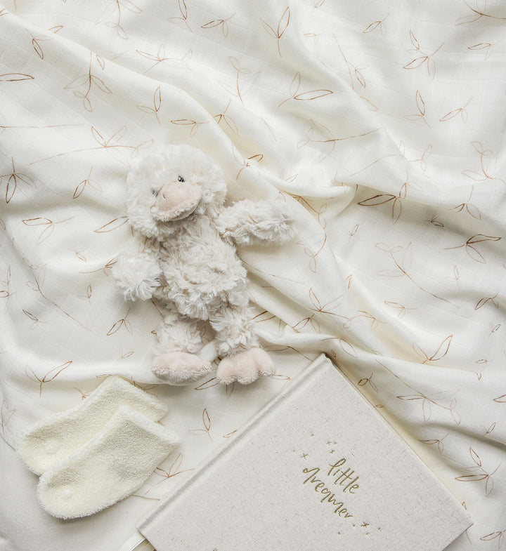 Emma Kate Co. Baby Swaddle - Olive Branch