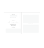 Boxed Linen Cover Luxe Baby Journal - Cloud