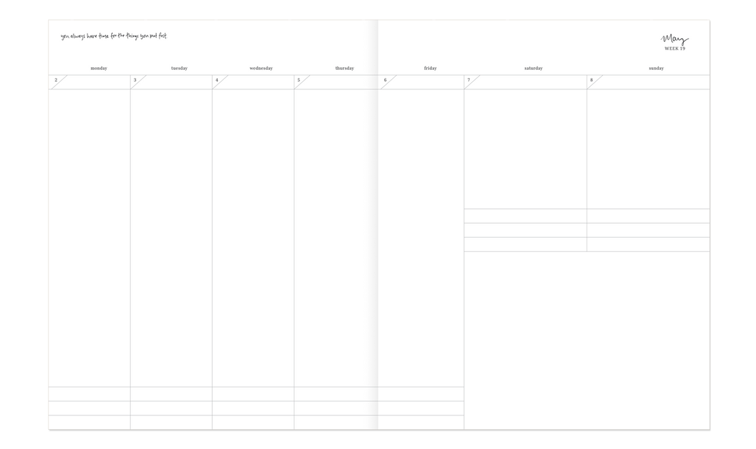 Emma Kate Co. 2022 Planner | A4 Weekly | Honey