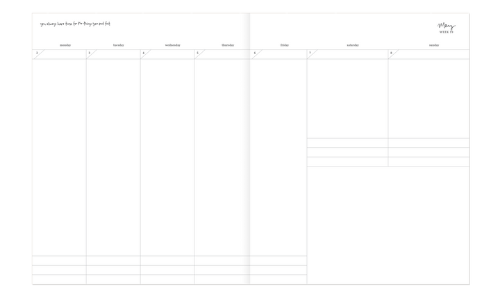 Emma Kate Co. 2022 Planner | A4 Weekly | Honey