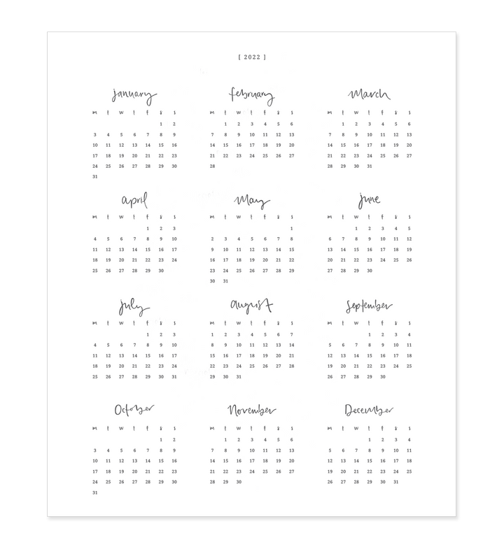 Emma Kate Co. 2022 Planner | Weekly | Horizontal | Oat