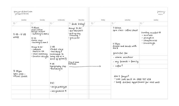 Emma Kate Co. 2022 Planner | Weekly | Ballet Slipper