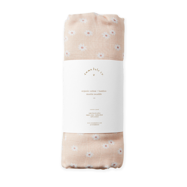 Emma Kate Co. Baby Swaddle - Daisies