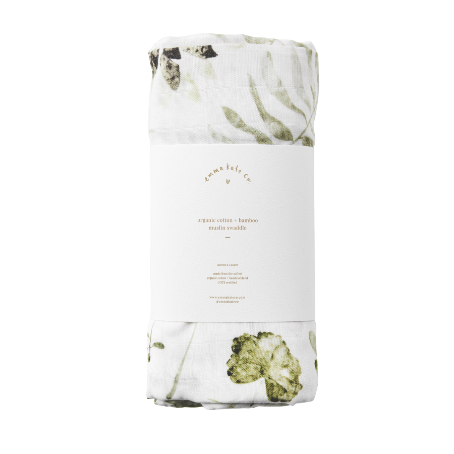 Emma Kate Co. Baby Swaddle - Garden Dweller