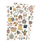 Illustrated Stickers Set | Seasons | 2 Sheets