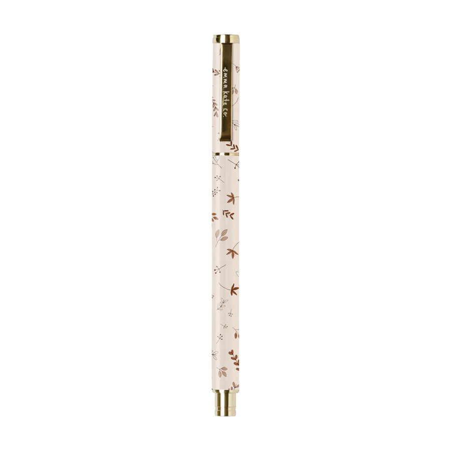 Emma Kate Co. Metal Rollerball Pen | Autumn Leaves