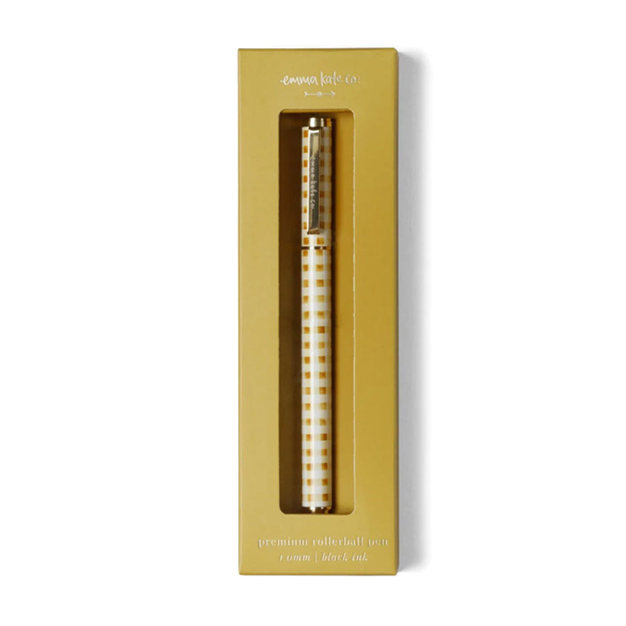 Pen | Mustard Gingham
