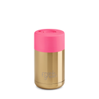 Reusable Cup 295ml - Gold/Neon Pink