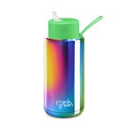 Drink Bottle 1L - Rainbow/Neon Green