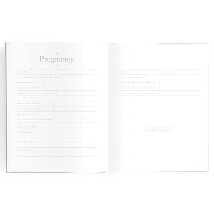 Fox & Fallow Baby Book - Grey