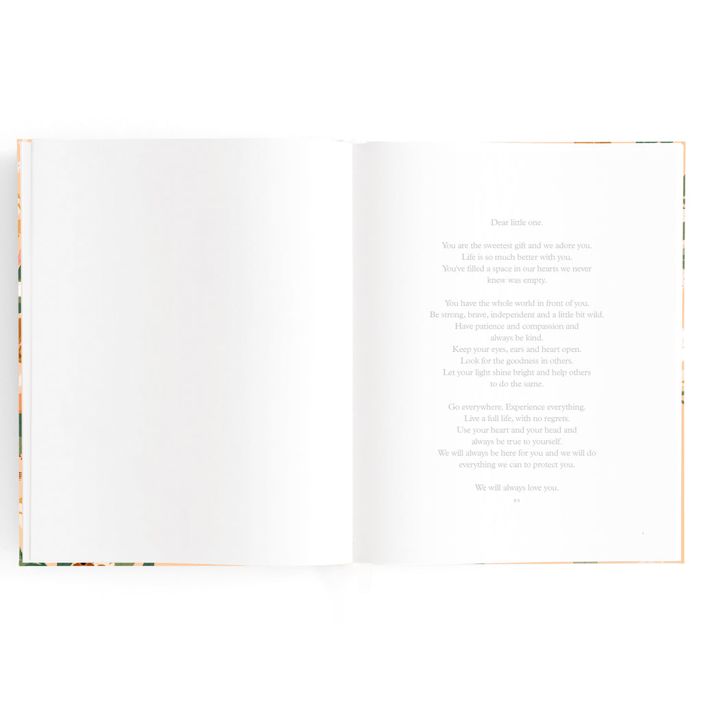 Fox & Fallow Baby Book - Floral