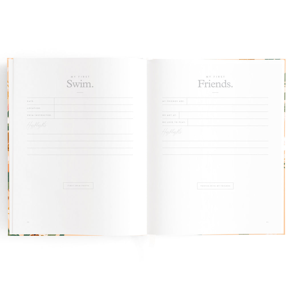 Fox & Fallow Baby Book - Floral