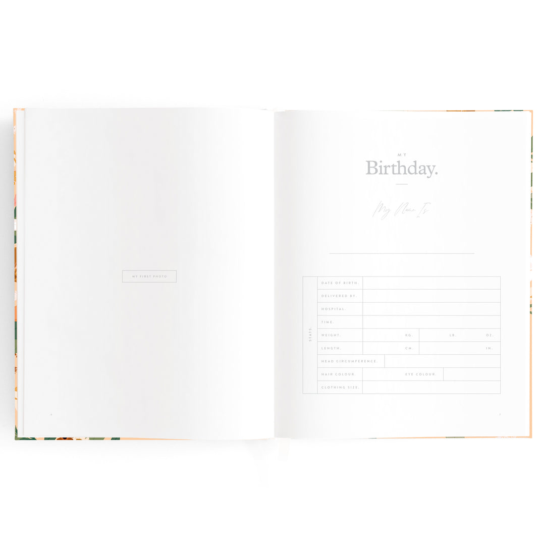 Fox & Fallow Baby Book - Floral