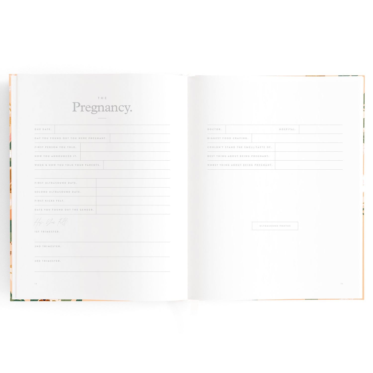 Fox & Fallow Baby Book - Floral