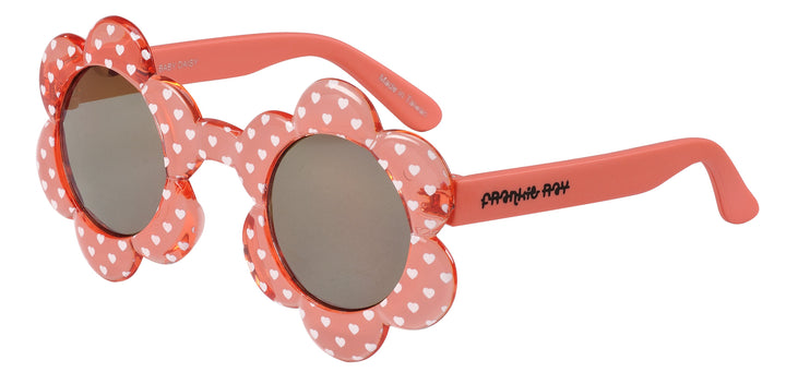 Baby Sunnies Daisy - Red with White Hearts (0-18 months)