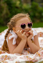 Child Sunnies Heart - Rainbow (3+ years)