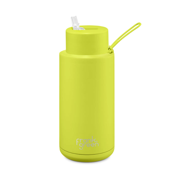 Frank Green Drink Bottle 1L - Neon Yellow
